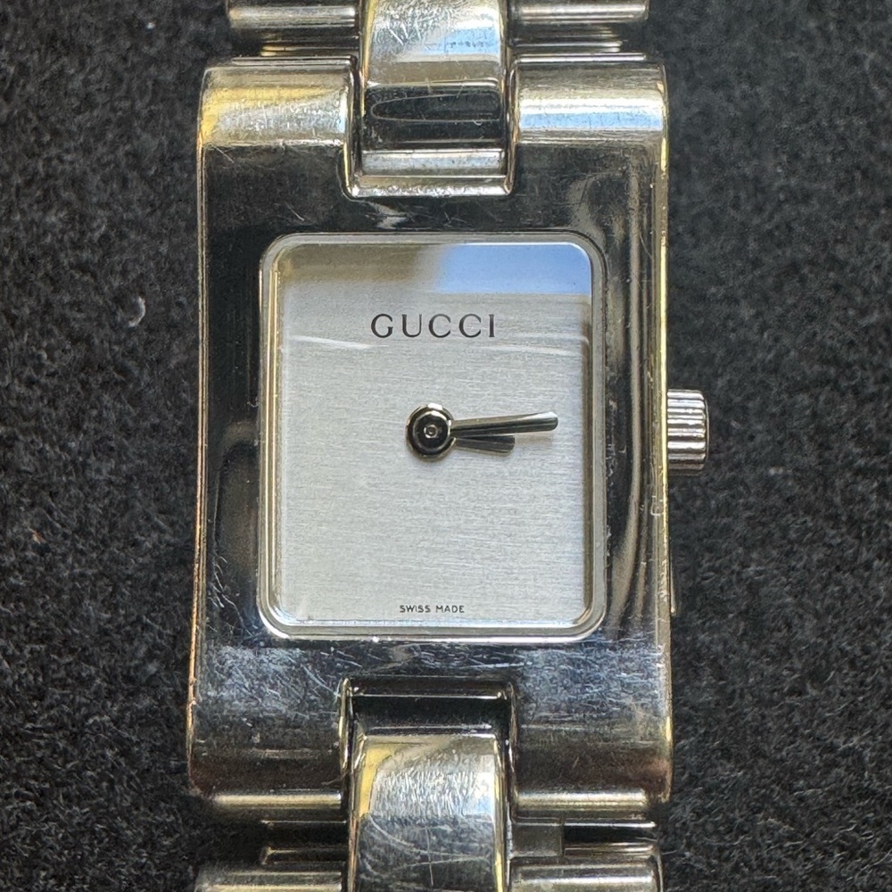 Gucci vintage Industrial vibe Swiss made authentic #2305L - Picture 4 of 12